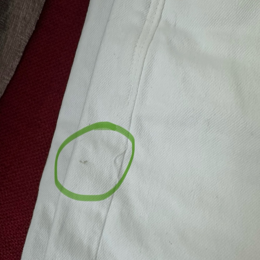 American Eagle Mom Jeans Bright White stretch size 6 28W long, new with tags. - Picture 5 of 16